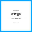 สา-ระ-ทูน เป็นคำอ่านของคำไหน?, คำในภาษาไทย สา-ระ-ทูน อ่านว่า ศารทูล