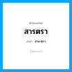 สารตรา อ่านว่า?, คำในภาษาไทย สารตรา อ่านว่า สาน-ตฺรา